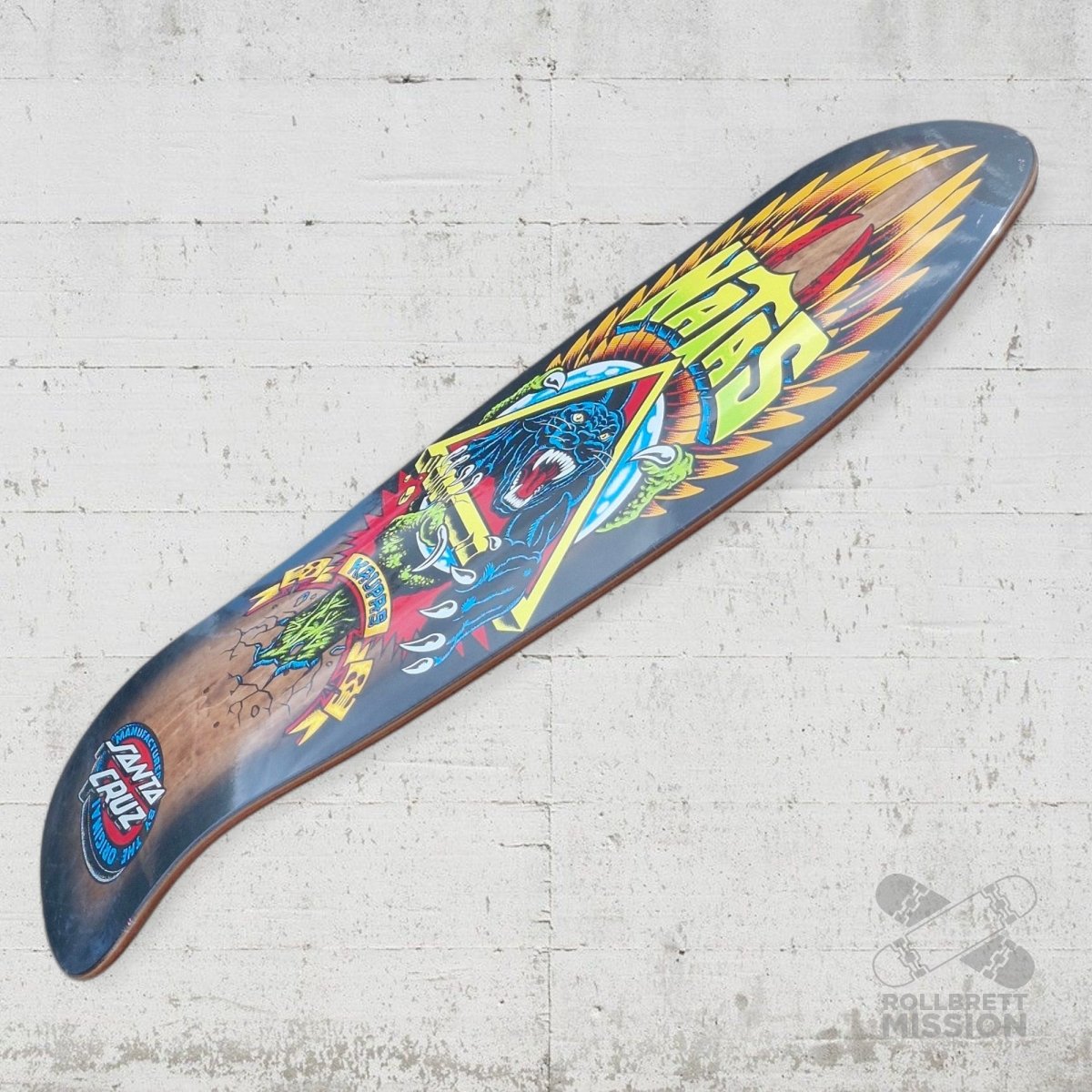 Santa Cruz Natas SC Panther Reissue 10.538 Deck - Skateboard - Decks - Rollbrett Mission