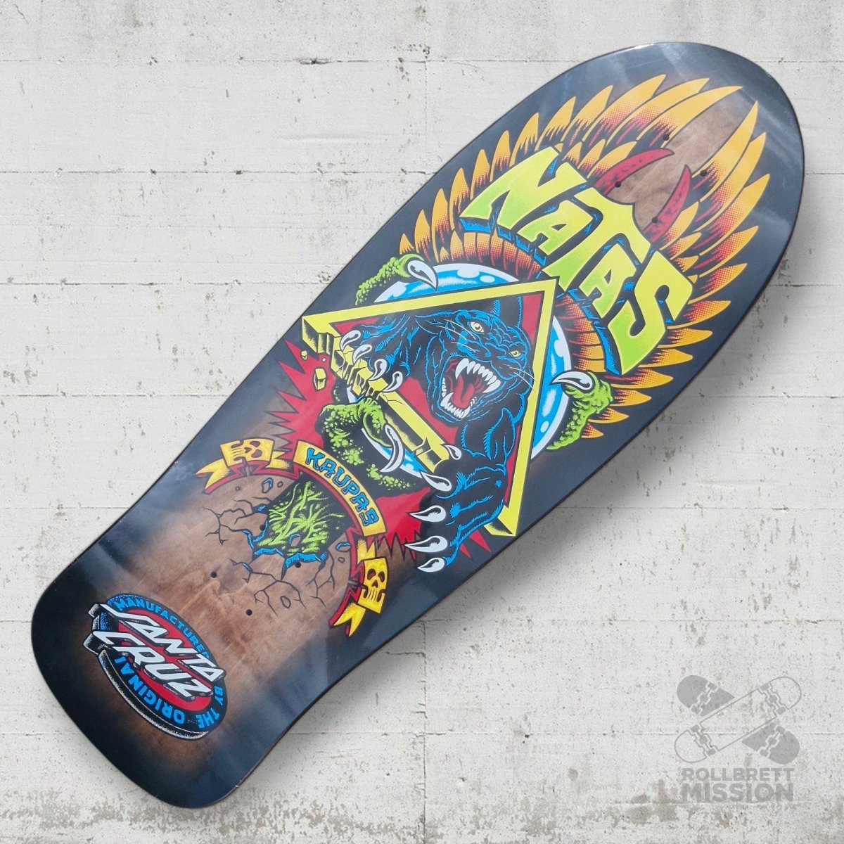 Santa Cruz Natas SC Panther Reissue 10.538 Deck - Skateboard - Decks - Rollbrett Mission