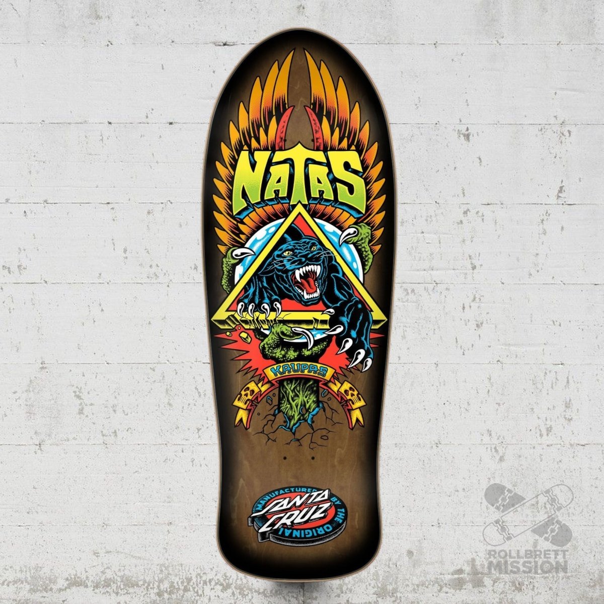 Santa Cruz Natas SC Panther Reissue 10.538 Deck - Skateboard - Decks - Rollbrett Mission