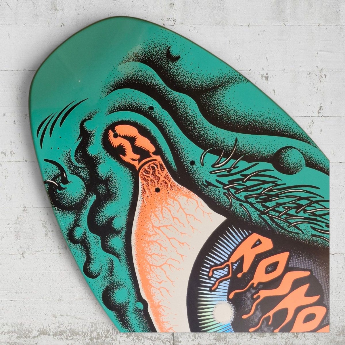 Santa Cruz Roskopp Eye Reissue 10.12 Reissue Deck - Skateboard - Decks - Rollbrett Mission