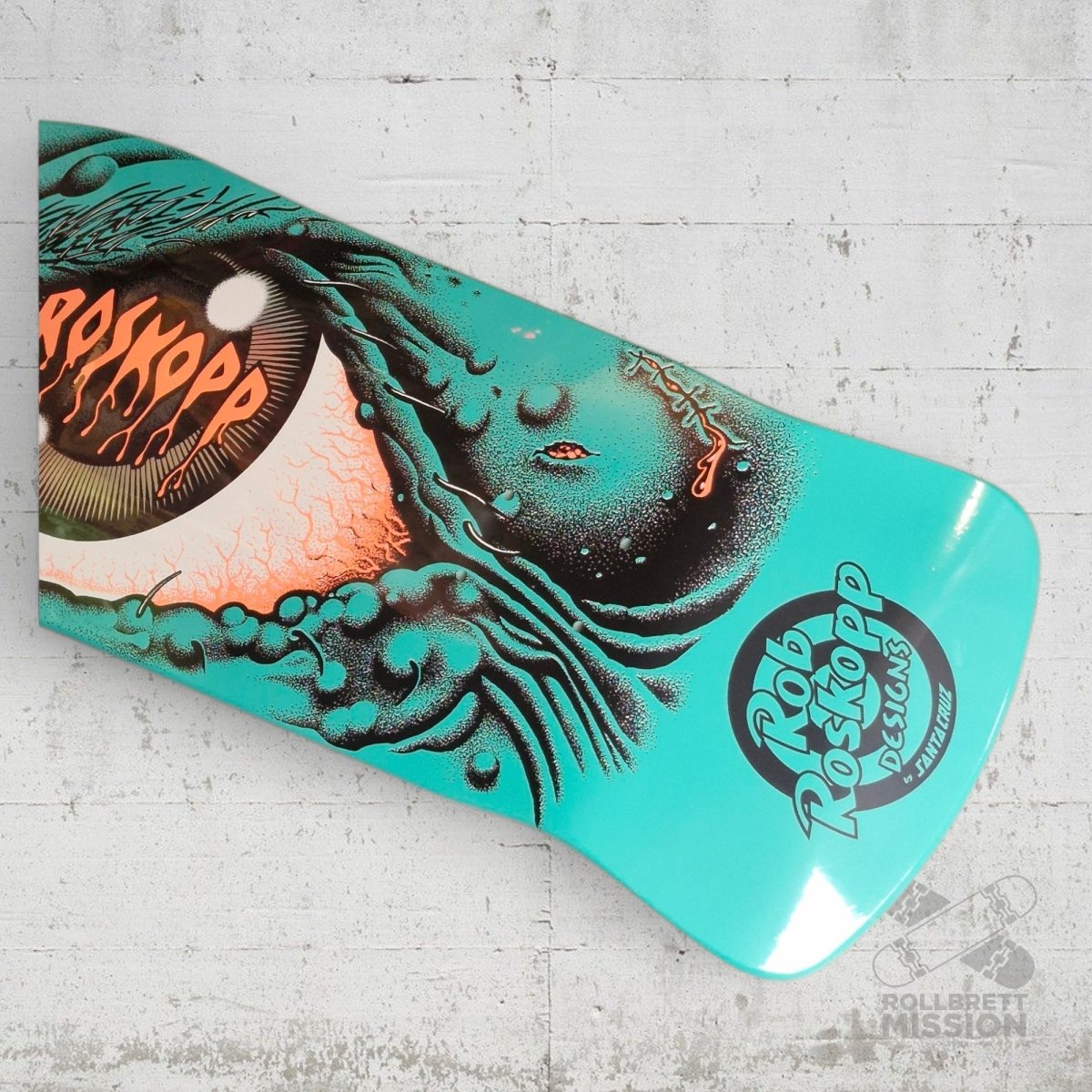 Santa Cruz Roskopp Eye Reissue 10.12 Reissue Deck - Skateboard - Decks - Rollbrett Mission