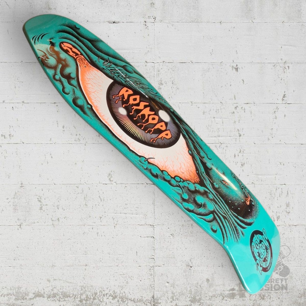 Santa Cruz Roskopp Eye Reissue 10.12 Reissue Deck - Skateboard - Decks - Rollbrett Mission