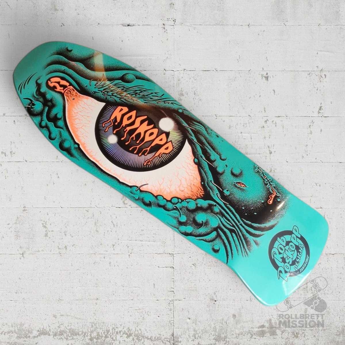 Santa Cruz Roskopp Eye Reissue 10.12 Reissue Deck - Skateboard - Decks - Rollbrett Mission