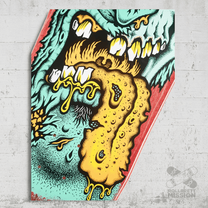 Santa Cruz Roskopp Face Two Reissue Deck - Skateboard - Decks - Rollbrett Mission