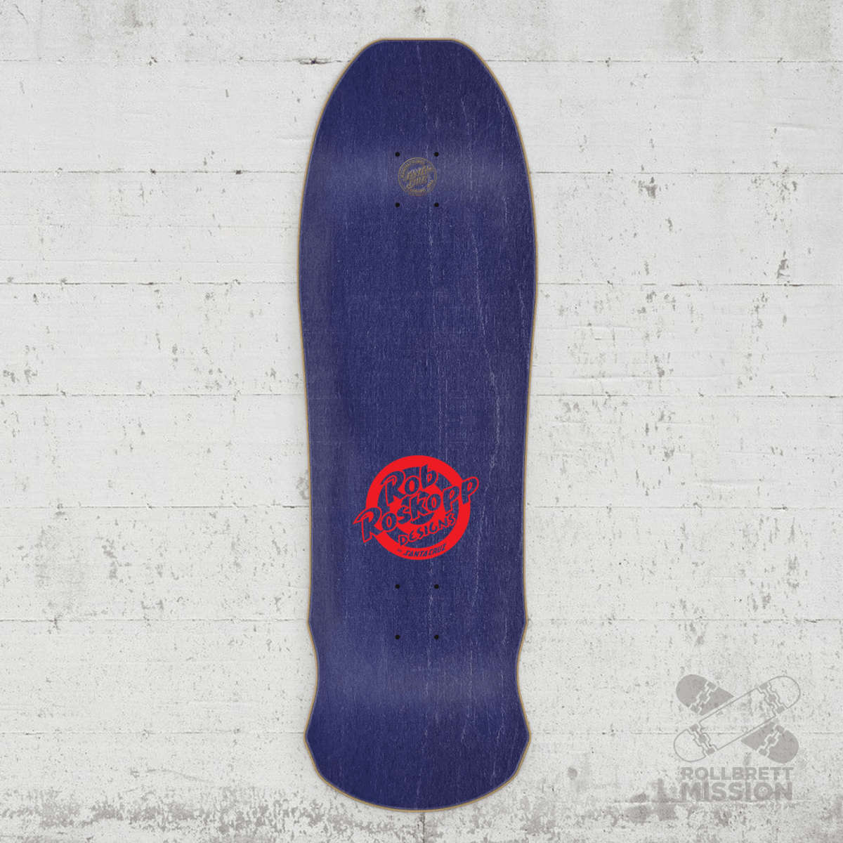 Santa Cruz Roskopp Face Yellow 9.5 Reissue Deck - Skateboard - Decks - Rollbrett Mission