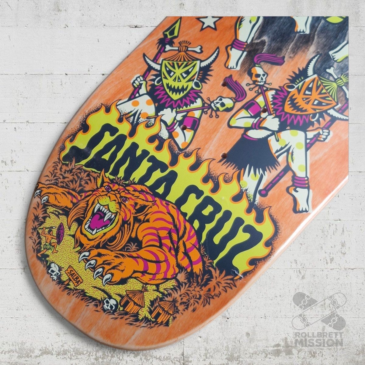 Santa Cruz Salba Firedance Pro 8.8 Deck - Skateboard - Decks - Rollbrett Mission