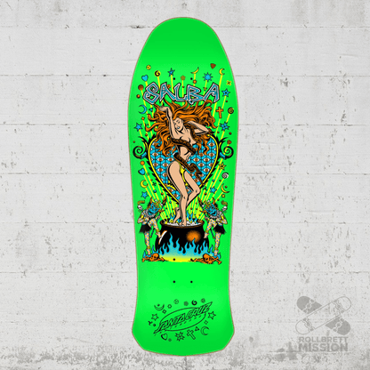 Santa Cruz Salba Witch Doctor green Reissue Deck - Skateboard - Decks - Rollbrett Mission