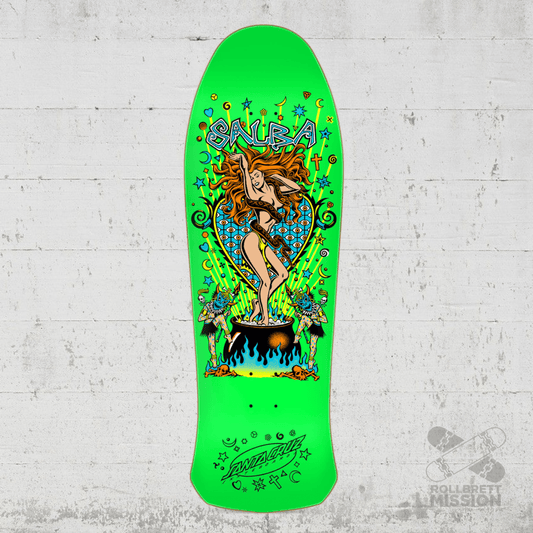 Santa Cruz Salba Witch Doctor green Reissue Deck - Skateboard - Decks - Rollbrett Mission