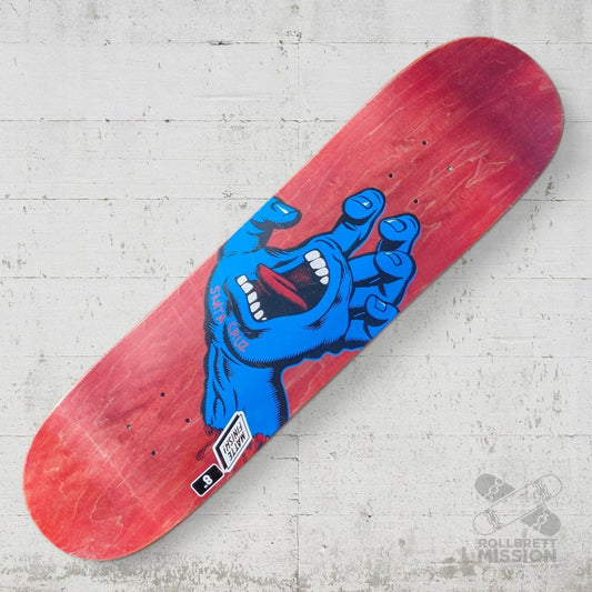 Santa Cruz Screaming Hand 8.0 Deck - Skateboard - Decks - Rollbrett Mission