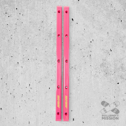 Santa Cruz Slimline Rails pink - Skateboard - Kleinteile - Rollbrett Mission