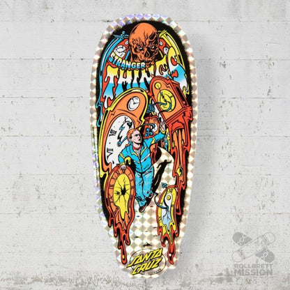 Santa Cruz Stranger Things Grabke Max Melting Clock Deck - Skateboard - Decks - Rollbrett Mission