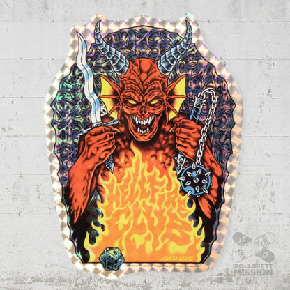 Santa Cruz Stranger Things Knox Hellfire Pit Deck - Skateboard - Decks - Rollbrett Mission