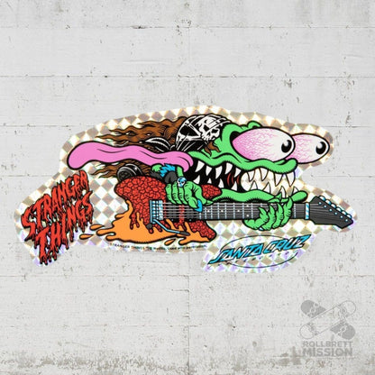 Santa Cruz Stranger Things Meek Eddie Slasher Reveal Deck - Skateboard - Decks - Rollbrett Mission