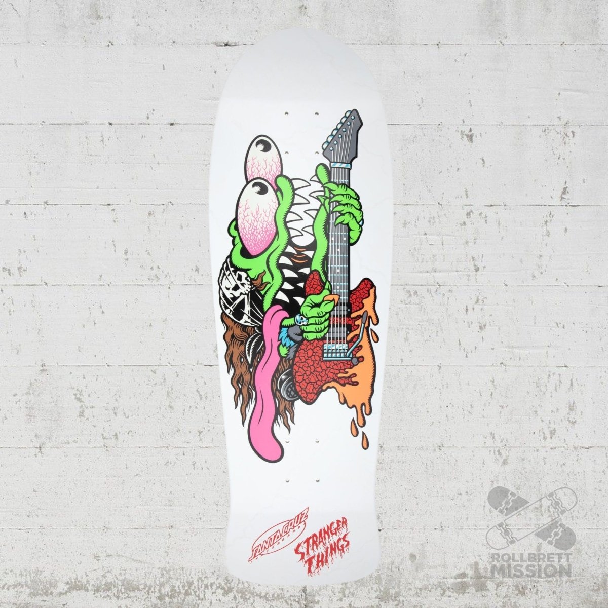 Santa Cruz Stranger Things Meek Eddie Slasher Reveal Deck - Skateboard - Decks - Rollbrett Mission