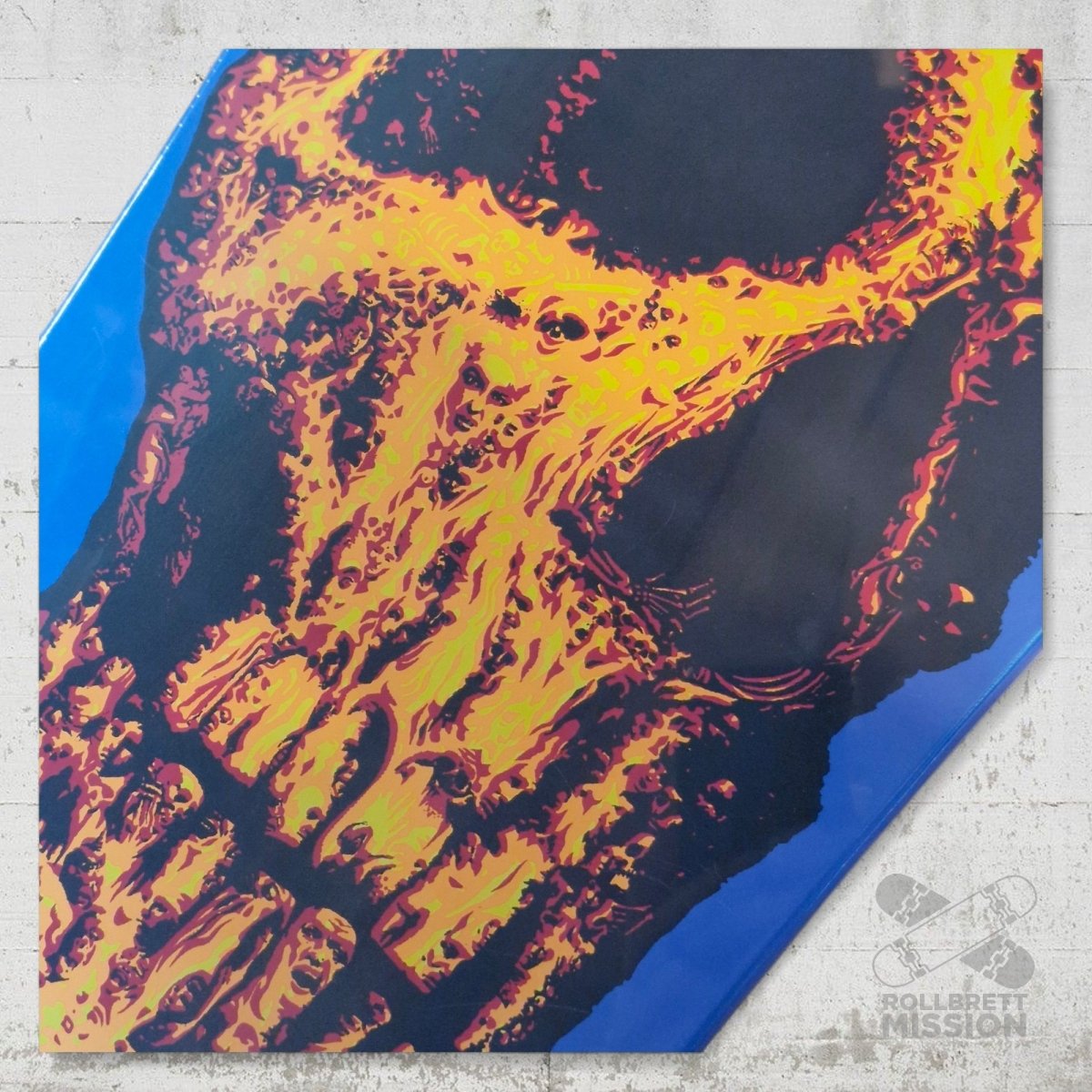 Santa Cruz Street Creep Reissue 10.0 Shaped Deck - Skateboard - Decks - Rollbrett Mission