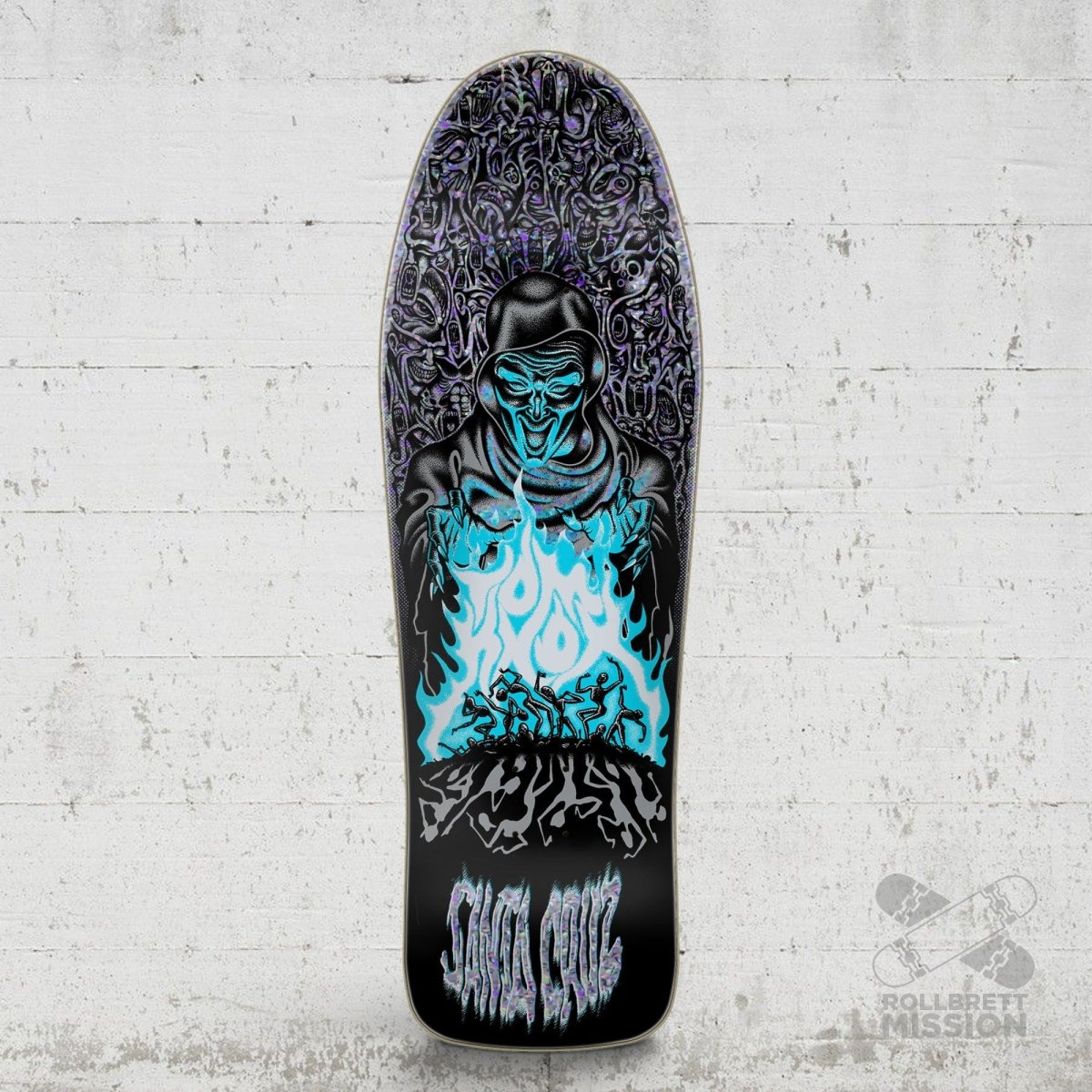 Santa Cruz Tom Knox Firepit 2026 Reissue Deck - Skateboard-Decks - Rollbrett Mission