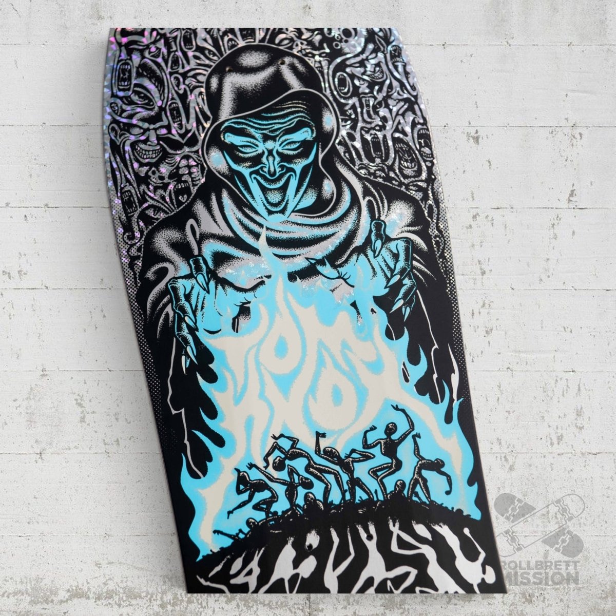 Santa Cruz Tom Knox Firepit 2026 Reissue Deck - Skateboard-Decks - Rollbrett Mission