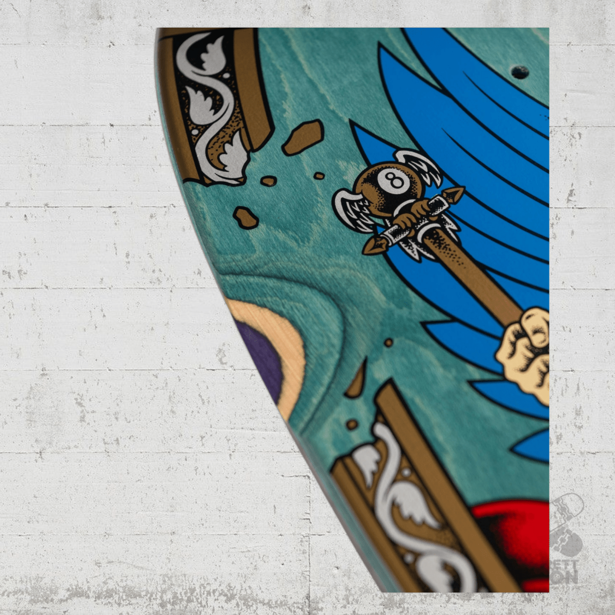 Santa Cruz Winkowski Archangel Pro Shaped 10.35" Deck - Skateboard - Decks - Rollbrett Mission