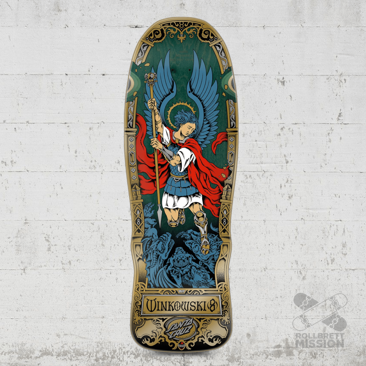 Santa Cruz Winkowski Archangel Pro Shaped 10.35" Deck - Skateboard - Decks - Rollbrett Mission