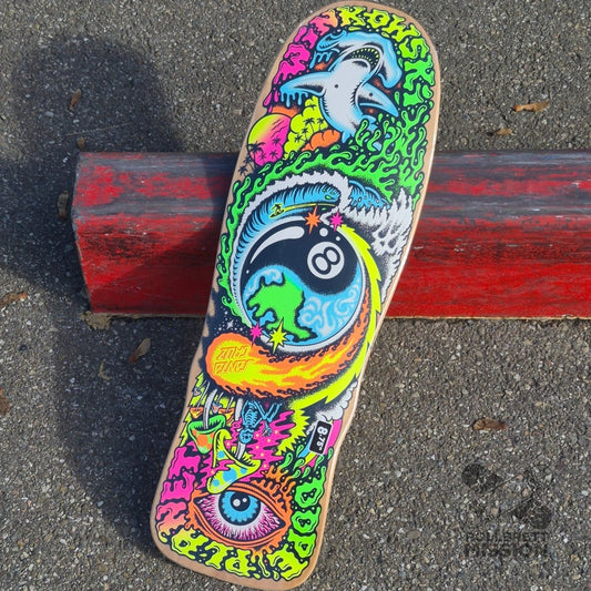 Santa Cruz Winkowski Dope Planet Micro Freaks 8.75" Deck - Skateboard-Decks - Rollbrett Mission