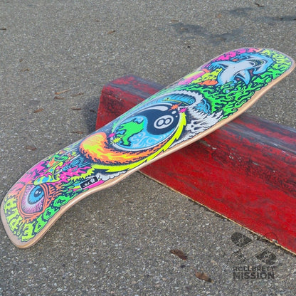 Santa Cruz Winkowski Dope Planet Micro Freaks 8.75" Deck - Skateboard-Decks - Rollbrett Mission