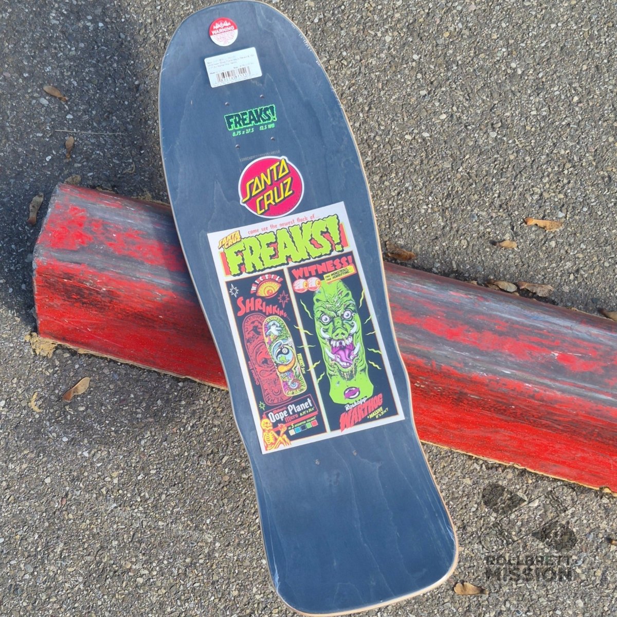 Santa Cruz Winkowski Dope Planet Micro Freaks 8.75" Deck - Skateboard-Decks - Rollbrett Mission