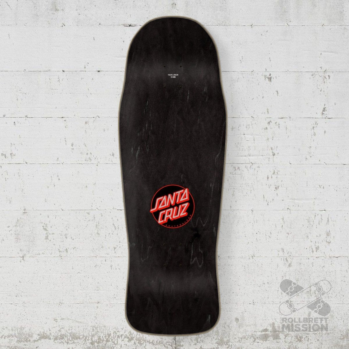Santa Cruz Winkowski Ghost Black Shaped 10.34" Deck - Skateboard - Decks - Rollbrett Mission