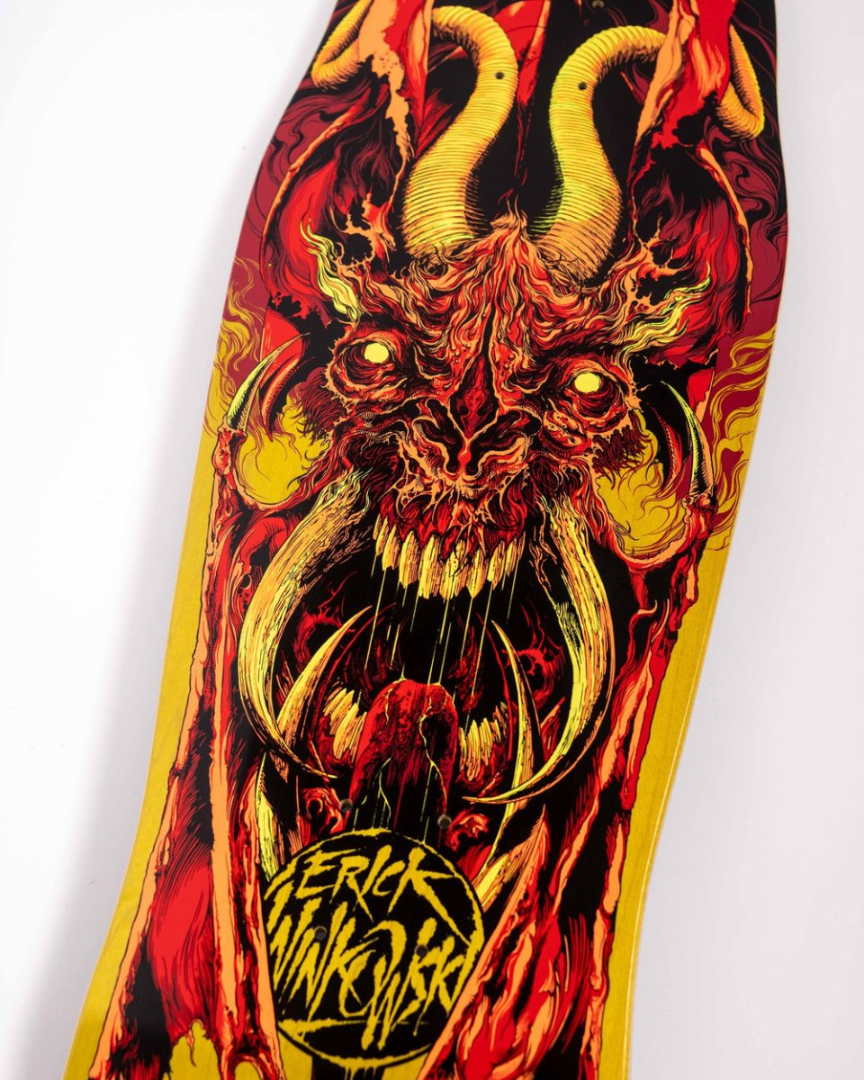 Santa Cruz Winkowski Primeval Fire Pro Shaped 10.34" Deck - Skateboard-Decks - Rollbrett Mission