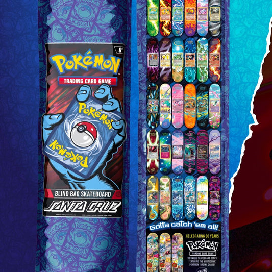 Santa Cruz x Pokémon Blind Bag Deck 2026 - Skateboard-Decks - Rollbrett Mission