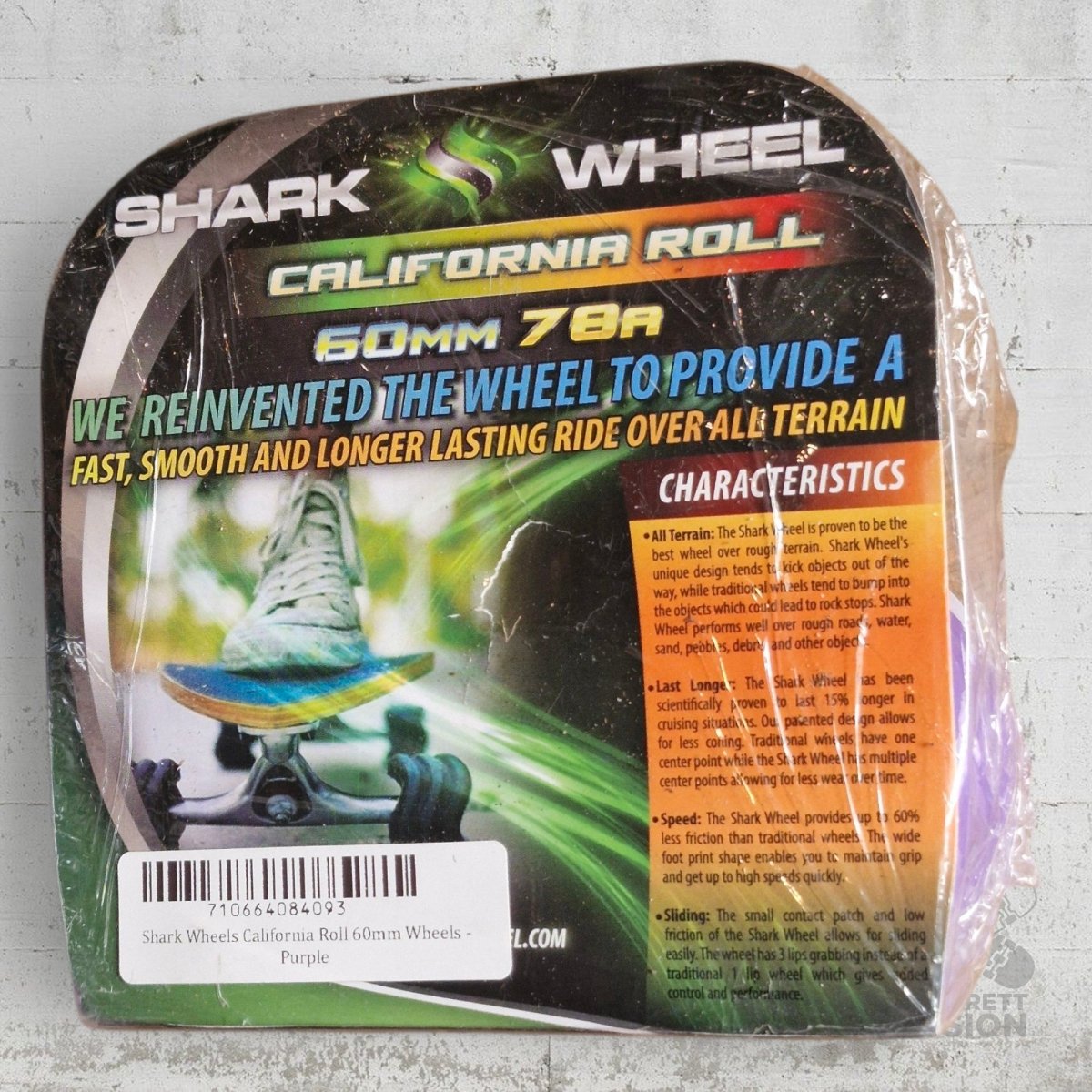 Shark Wheels California Roll 78A 60mm purple - Skateboard - Rollen - Rollbrett Mission