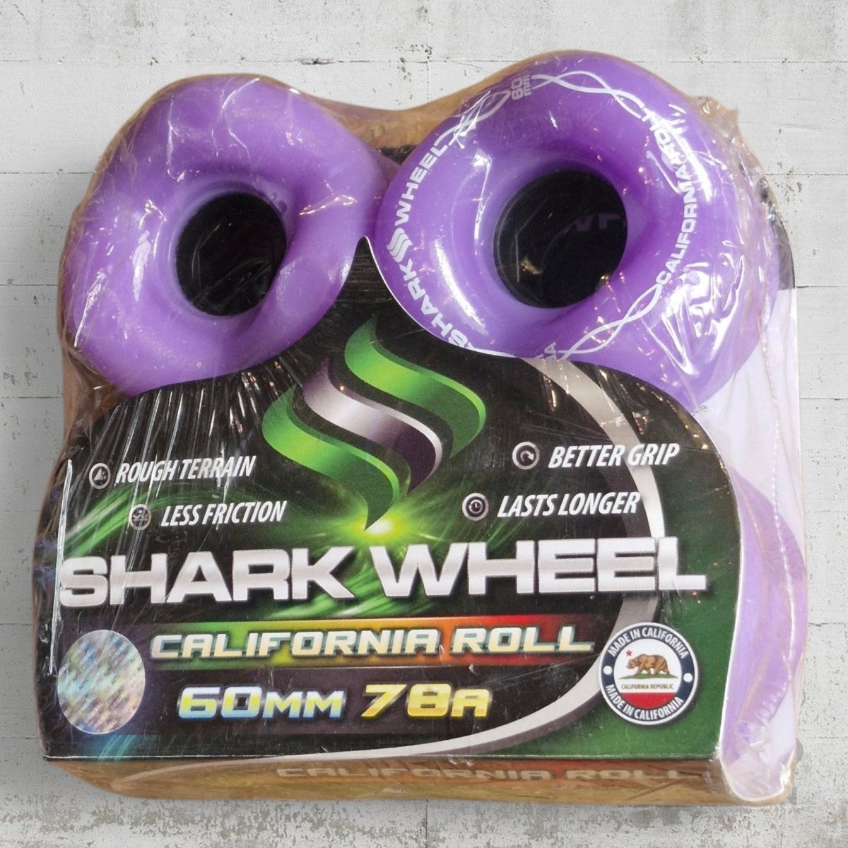 Shark Wheels California Roll 78A 60mm purple - Skateboard - Rollen - Rollbrett Mission