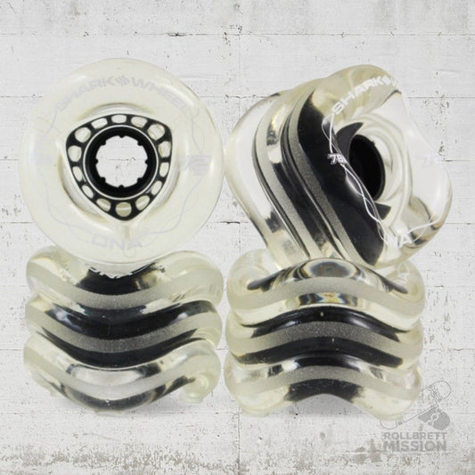 Shark Wheels DNA 78A 72mm clear black - Skateboard - Rollen - Rollbrett Mission