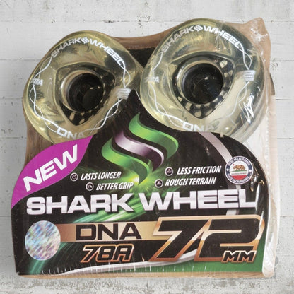 Shark Wheels DNA 78A 72mm clear black - Skateboard - Rollen - Rollbrett Mission