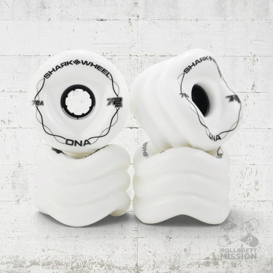 Shark Wheels DNA 78A 72mm white - Skateboard-Rollen - Rollbrett Mission