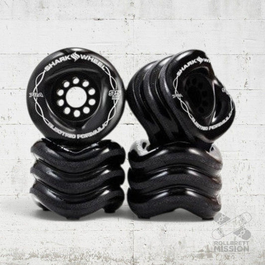Shark Wheels Megalodon 78A 95mm black - Skateboard-Rollen - Rollbrett Mission