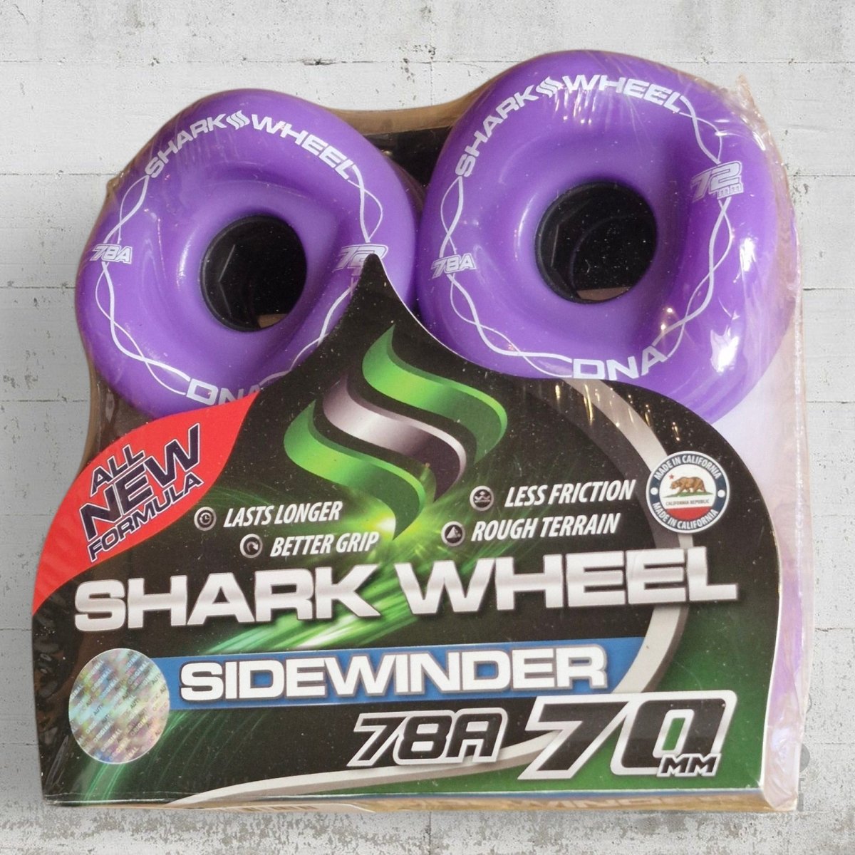 Shark Wheels Sidewinder 78A 70mm purple - Skateboard - Rollen - Rollbrett Mission