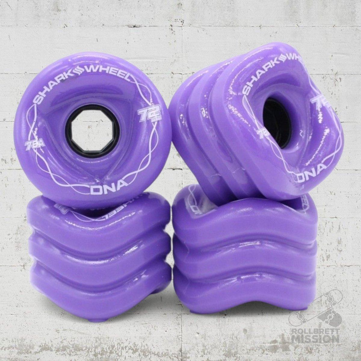 Shark Wheels Sidewinder 78A 70mm purple - Skateboard - Rollen - Rollbrett Mission