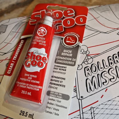 Shoe Goo clear 29,5 ml Tube Schuhreparatur Kleber - Skateboard - Kleinteile - Rollbrett Mission
