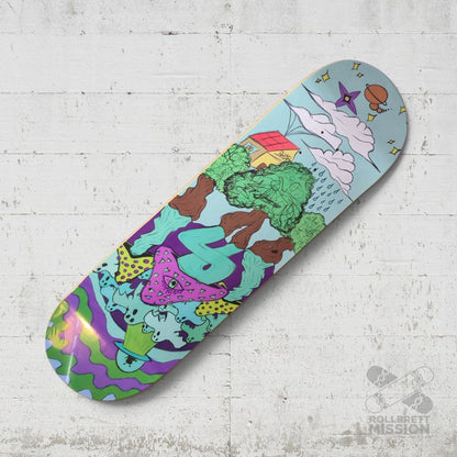 Skateback Alien Pilz 9.0 Deck - Skateboard-Decks - Rollbrett Mission
