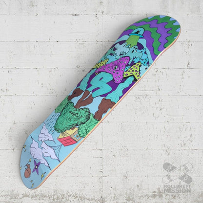 Skateback Alien Pilz 9.0 Deck - Skateboard-Decks - Rollbrett Mission