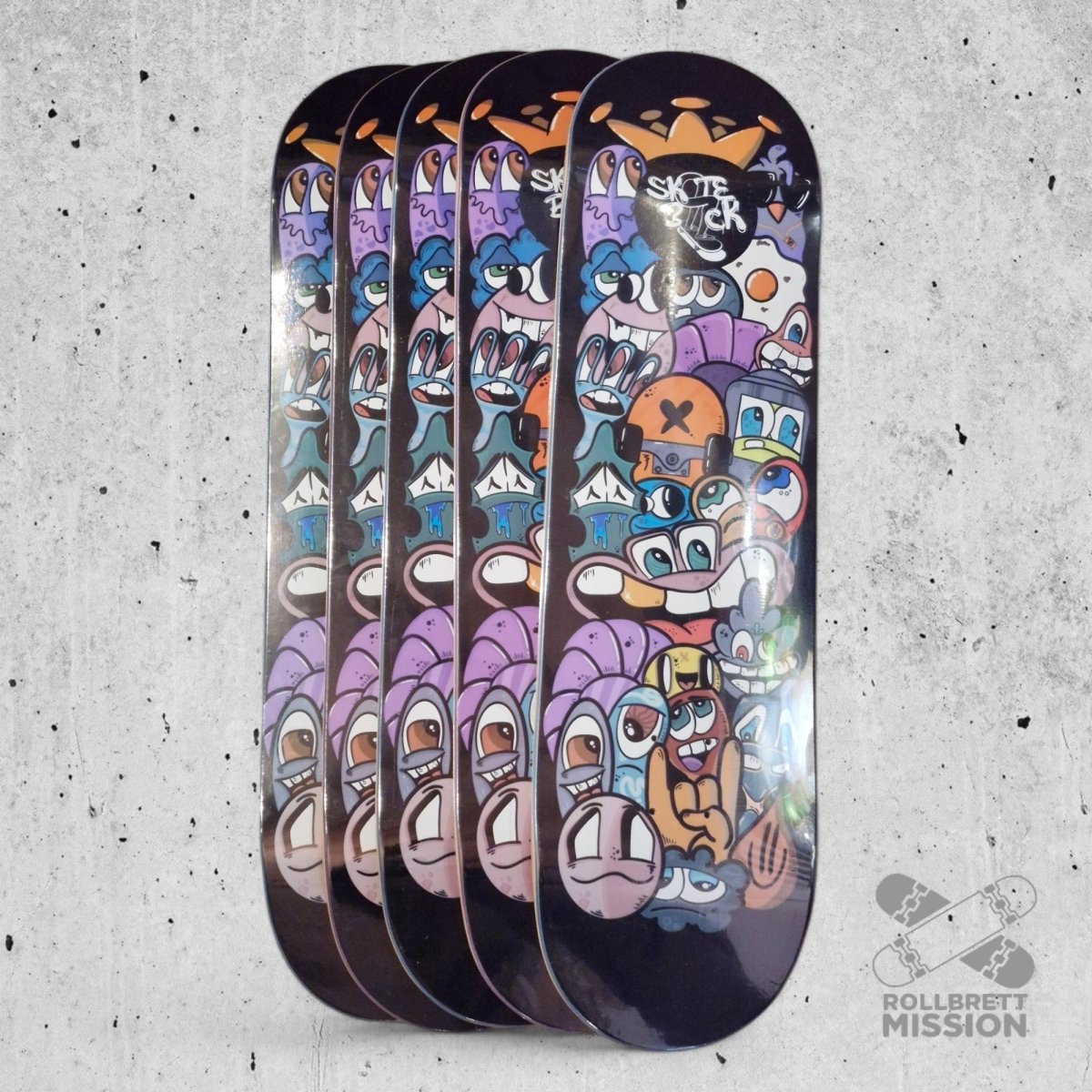 Skateback Smile Deck - Skateboard - Decks - Rollbrett Mission