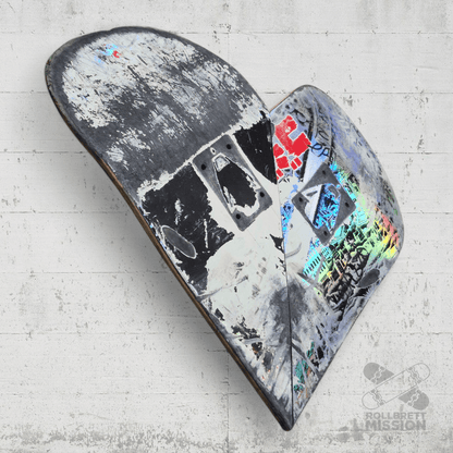 Skateback Upcycling Deko Herz Skateboard Wandschmuck - Schmuck - Rollbrett Mission
