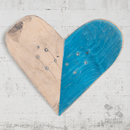 Skateback Upcycling Deko Herz Skateheart Skateboard Wandschmuck 7 - Schmuck - Rollbrett Mission