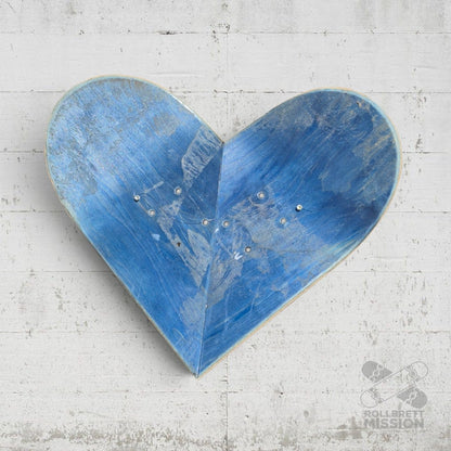Skateback Upcycling Deko Herz Skateheart Skateboard Wandschmuck 9 - Schmuck - Rollbrett Mission