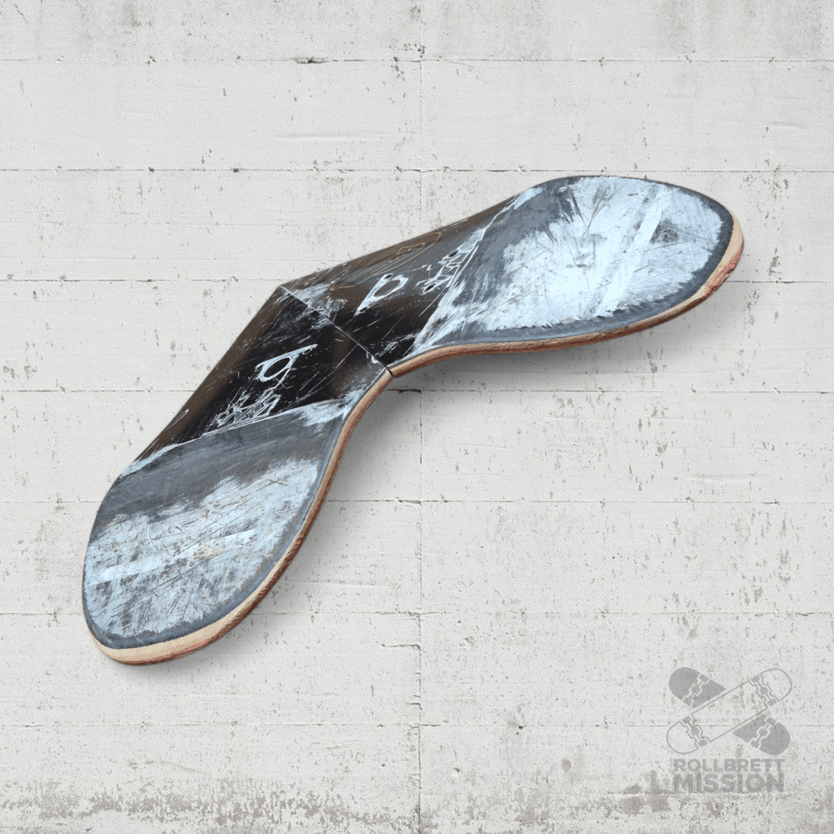 Skateback Upcycling Deko Herz Skateheart Skateboard Wandschmuck - Schmuck - Rollbrett Mission