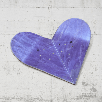 Skateback Upcycling Deko Herz Skateheart Skateboard Wandschmuck - Schmuck - Rollbrett Mission