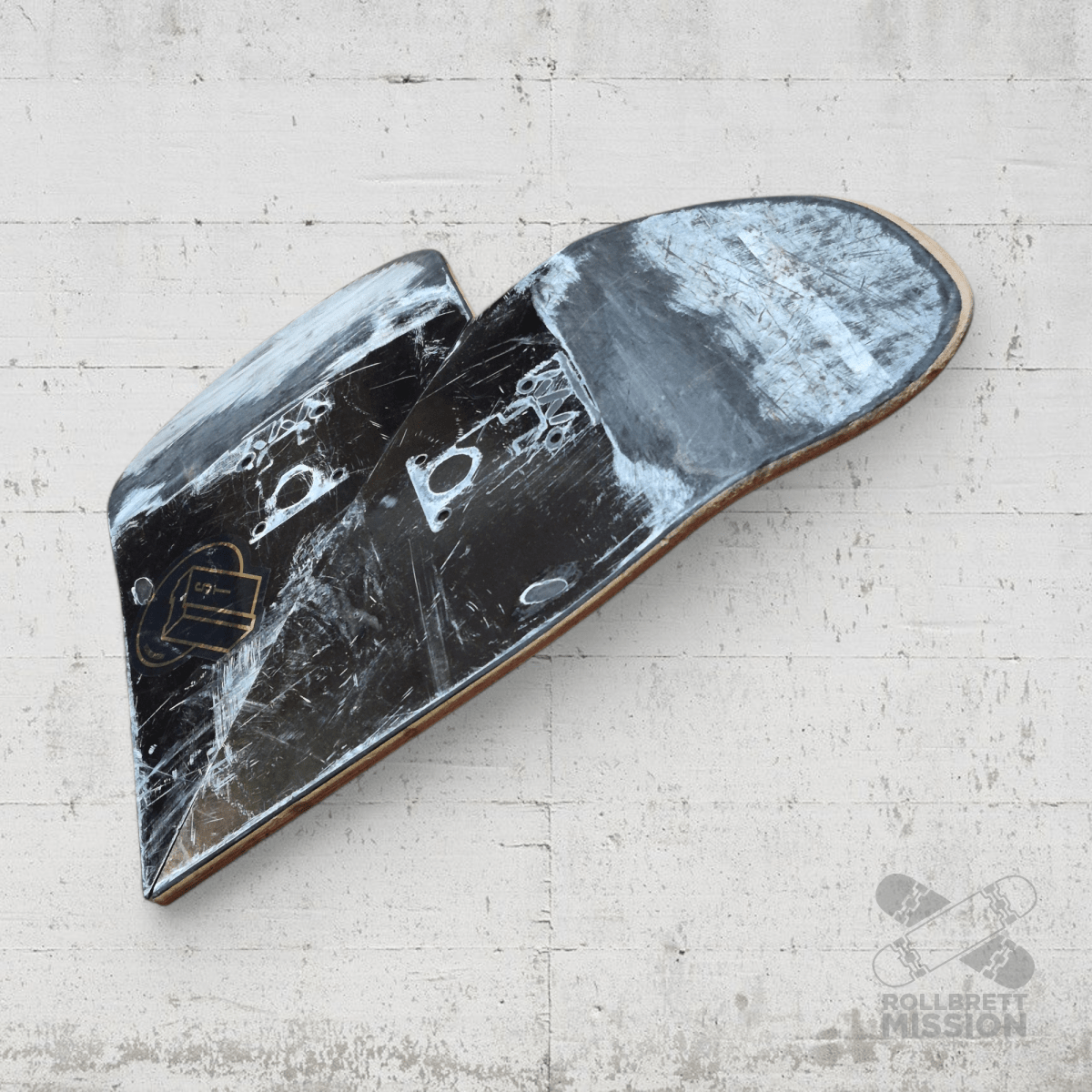 Skateback Upcycling Deko Herz Skateheart Skateboard Wandschmuck - Schmuck - Rollbrett Mission