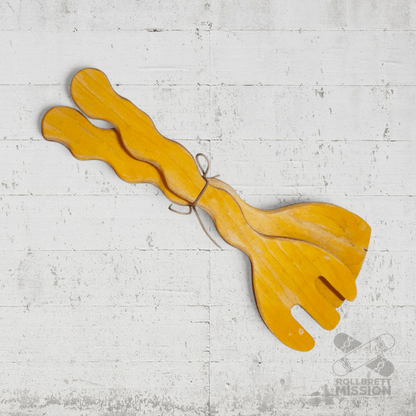 Skateback Upcycling Salatbesteck - Schmuck - Rollbrett Mission