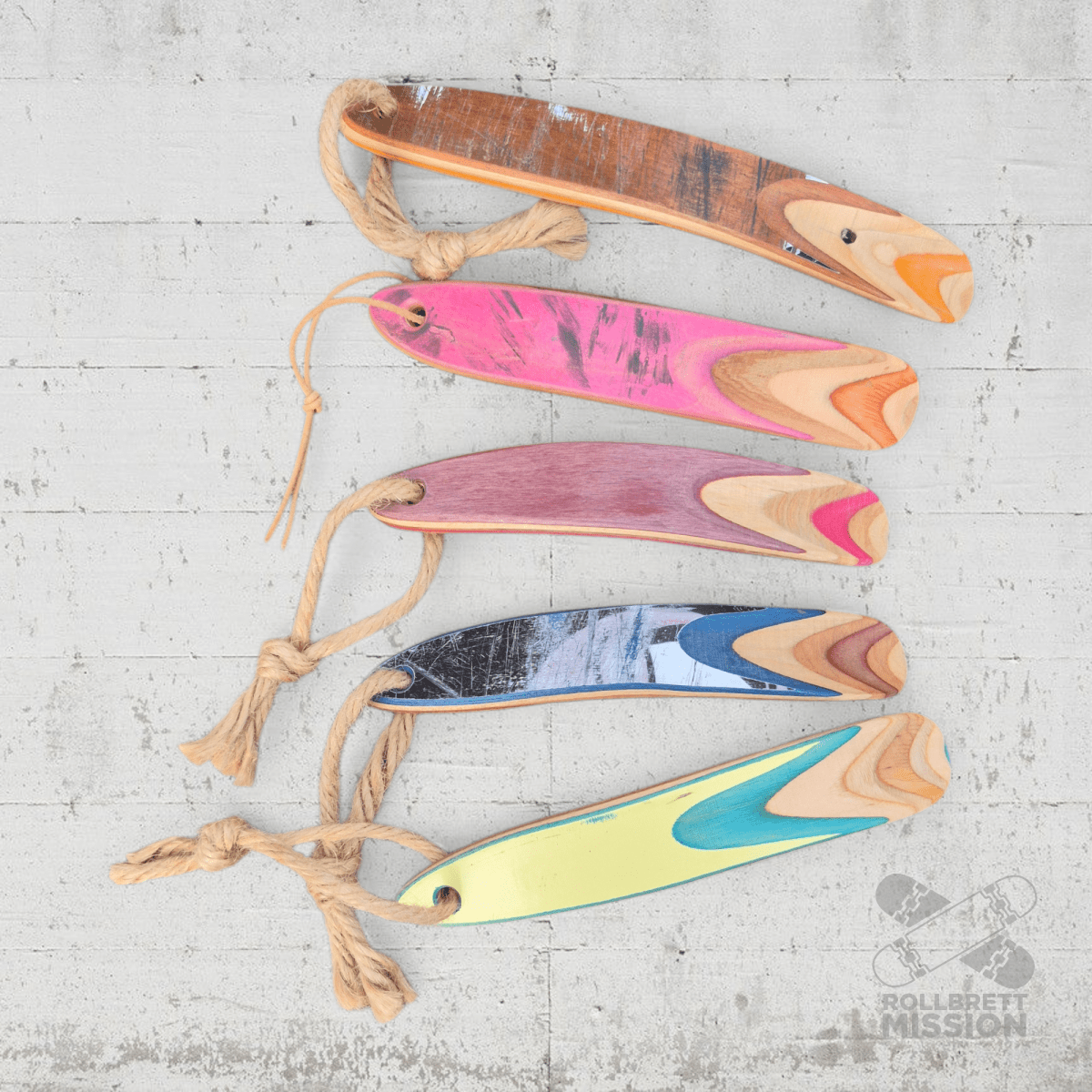 Skateback Upcycling Schuhlöffel klein - Schmuck - Rollbrett Mission