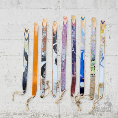 Skateback Upcycling Schuhlöffel XL Skateboard Schuhanzieher - Schmuck - Rollbrett Mission